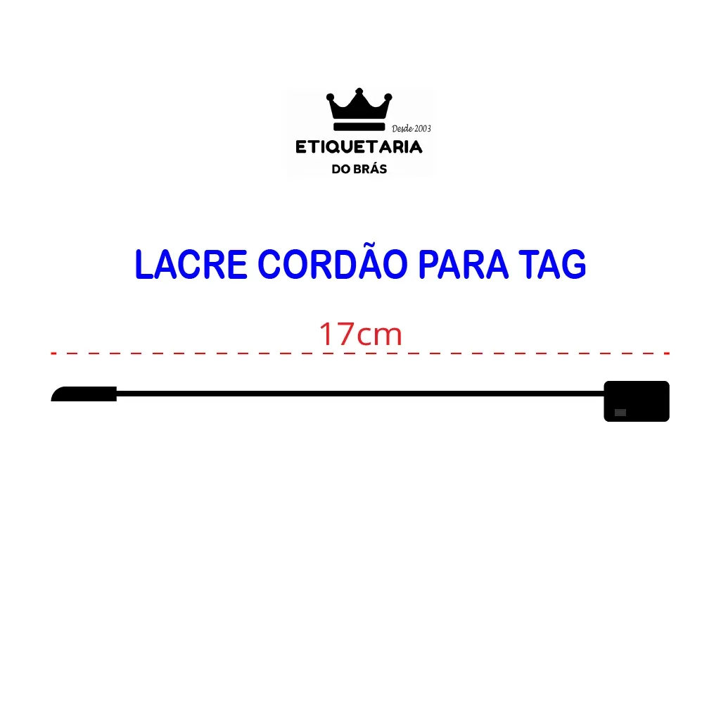 Lacre de Autenticidade com Cordão para Tag