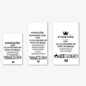 Etiqueta de Composição em NYLON